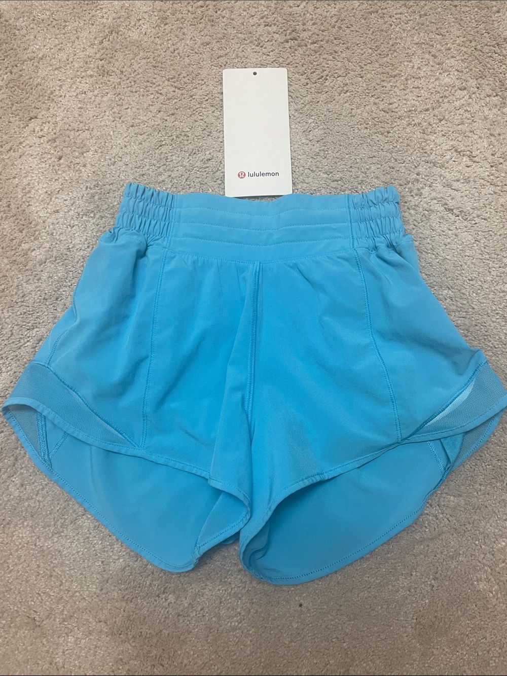 lululemon athletica Light Blue Athletic Shorts